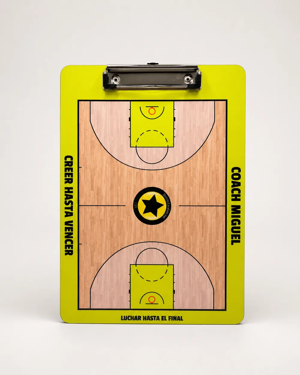 Personalisierte Taktiktafel eines Teams