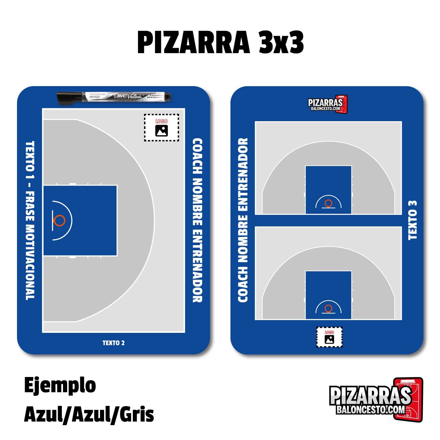Taktiktafel 3x3 Basketball